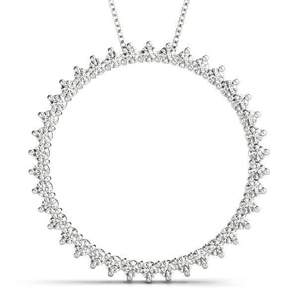 Harvey Natural Diamond Prong Set  Necklace