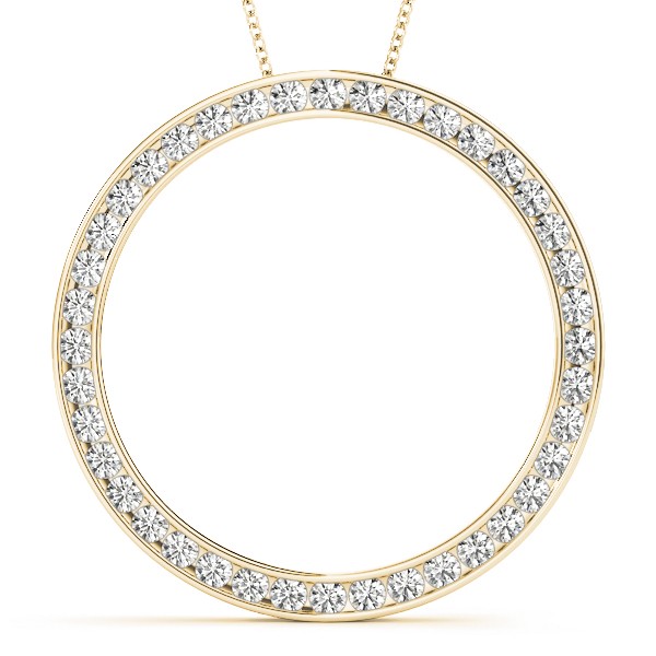 Godric Natural Diamond Channel Set  Necklace