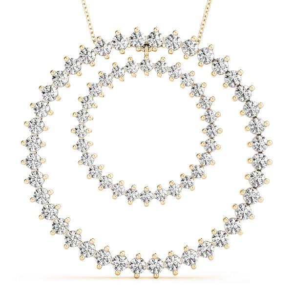 Callum Natural Diamond Pave Set  Necklace