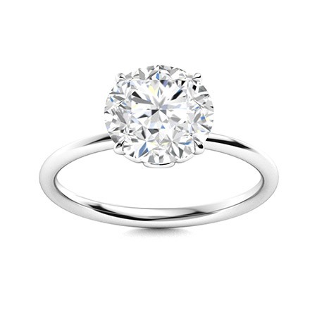 4 Prong Natural  Diamond Ring