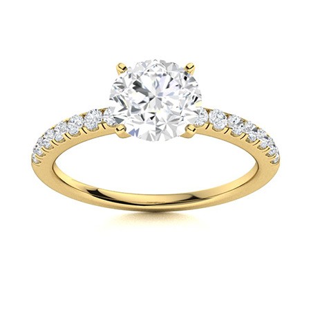 Cailla Natural Diamond 4 Prong  Engagement Ring