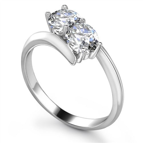 Myanna 0.30 - 1.00 Carat Natural 4 Prong  Diamond Ring
