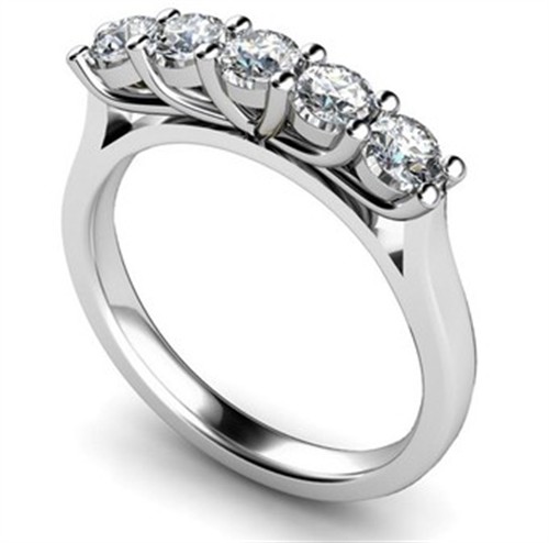 4 Prong Natural  Diamond Ring
