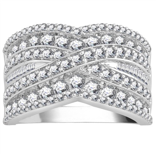 Pave set 0.41 Carat Natural  Diamond Ring