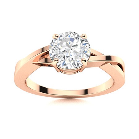 4 Prong Natural  Diamond Ring