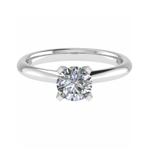 4 Prong Natural  Diamond Ring