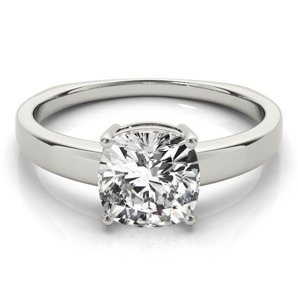 4 Prong Natural Diamond  Engagement Ring