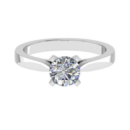 4 Prong Natural  Diamond Ring