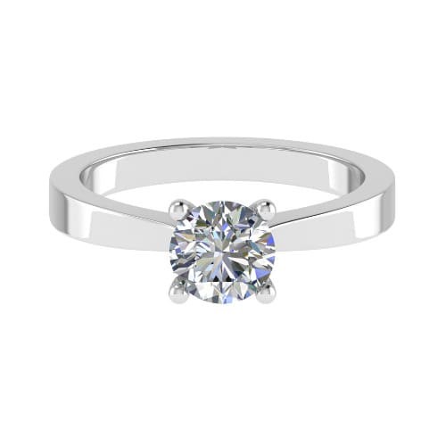 4 Prong Natural  Diamond Ring