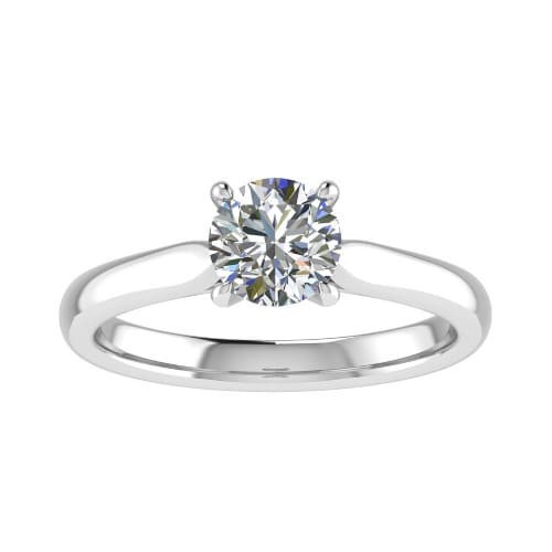 4 Prong Natural  Diamond Ring