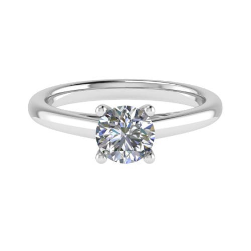 4 Prong Natural  Diamond Ring