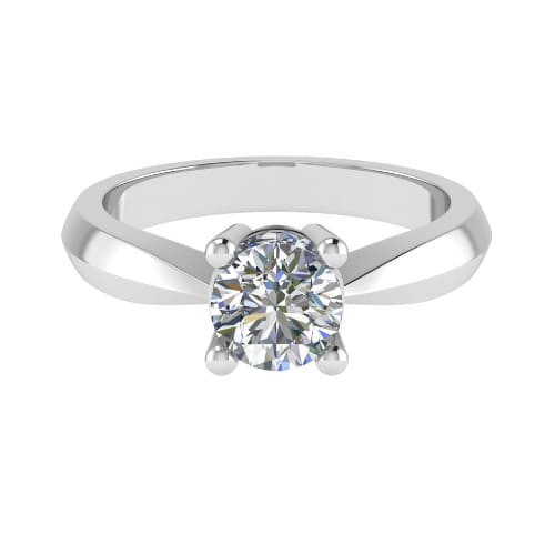 4 Prong Natural  Diamond Ring
