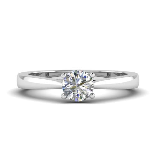 4 Prong Natural  Diamond Ring