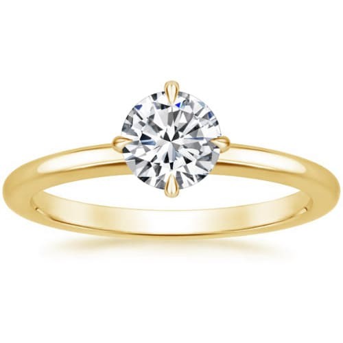 4 Prong Natural  Diamond Ring