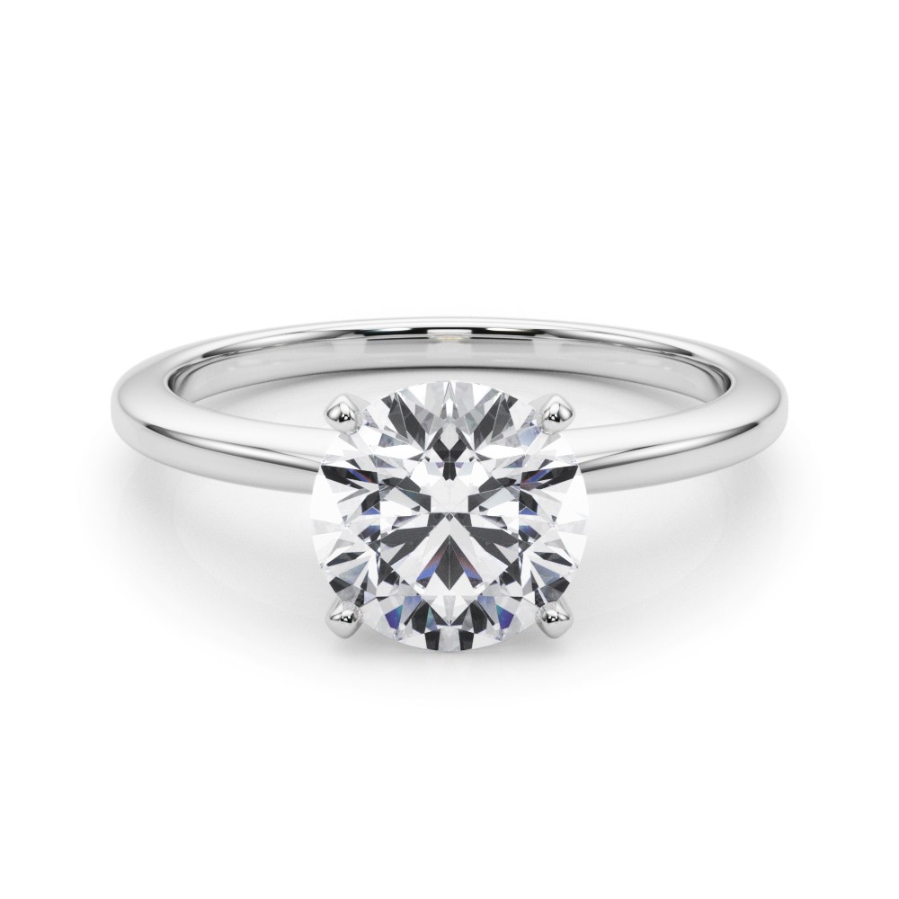 4 Prong Lab-Created  Diamond Ring