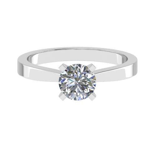4 Prong Natural  Diamond Ring