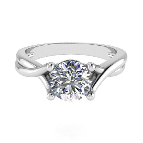 4 Prong Natural  Diamond Ring