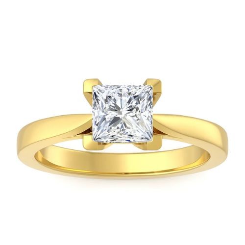 Bellamie Natural Diamond 4 Prong  Engagement Ring