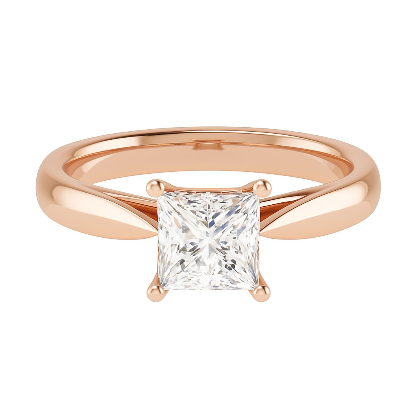 Candis Natural Diamond 4 Prong  Engagement Ring