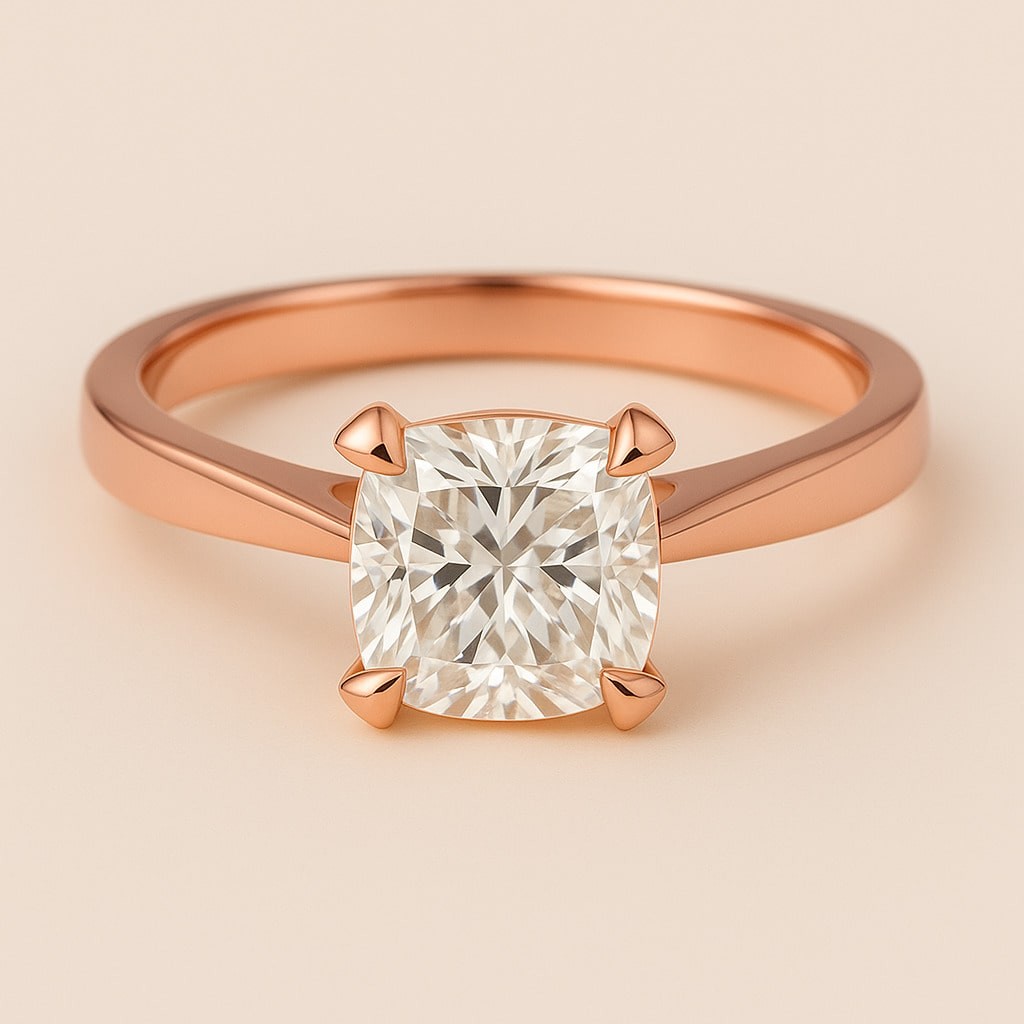 Bellanie Natural Diamond 4 Prong  Engagement Ring