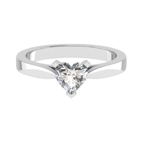 4 Prong Natural  Diamond Ring