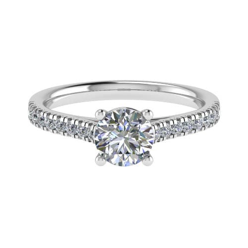 Czarina Natural Diamond 4 Prong  Engagement Ring