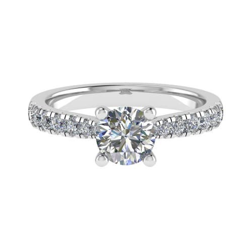 Candasa Natural Diamond 4 Prong  Engagement Ring