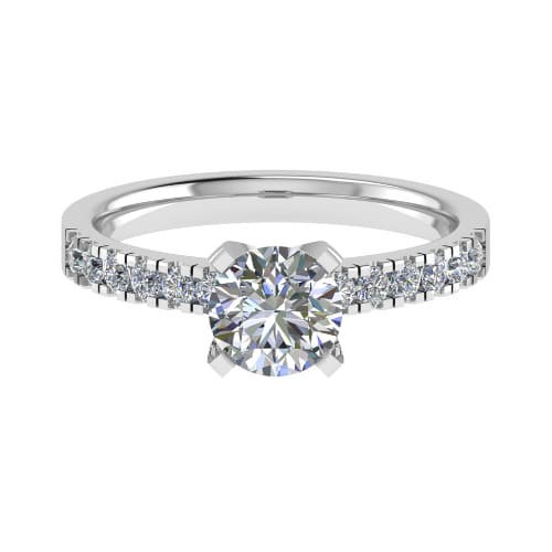 Caetti Natural Diamond 4 Prong  Engagement Ring
