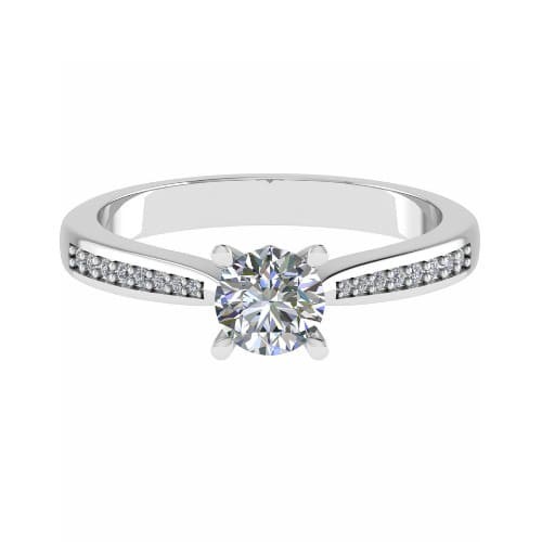 Careen Natural Diamond 4 Prong  Engagement Ring