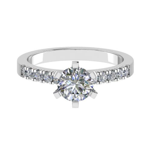 Cailin Natural Diamond 6 Prong  Engagement Ring