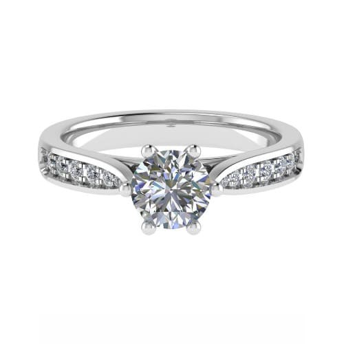 Chassity Natural Diamond 6 Prong  Engagement Ring