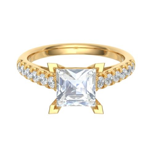 Cailyn Natural Diamond 4 Prong  Engagement Ring