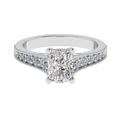 Cherish Natural Diamond 4 Prong  Engagement Ring