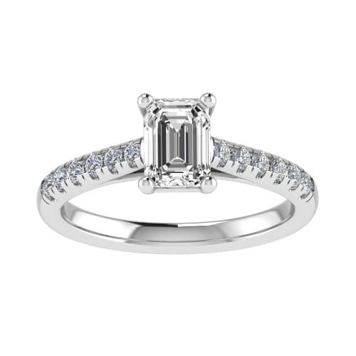 Stella Natural Diamond 4 Prong  Engagement Ring