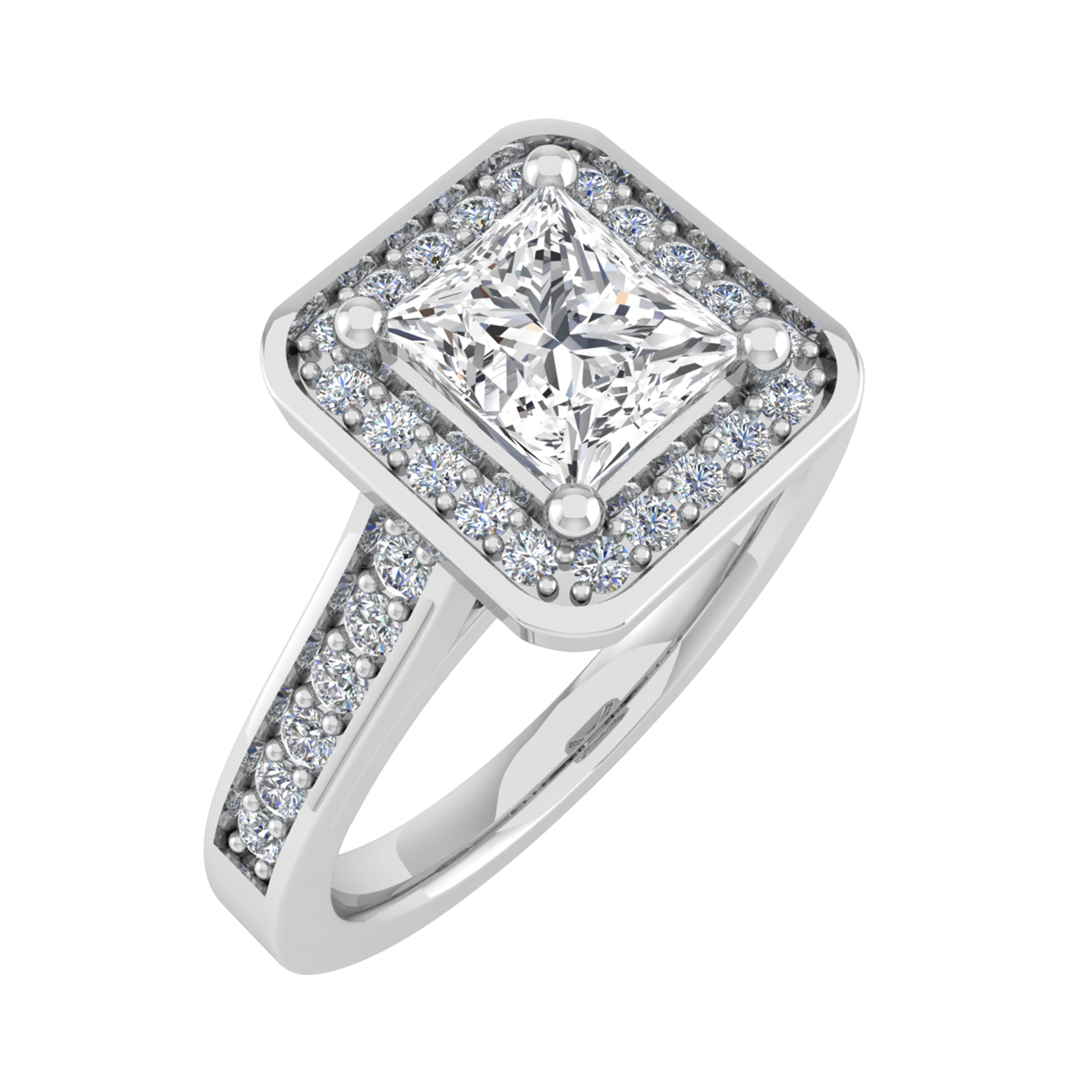 4 Prong Natural  Diamond Ring