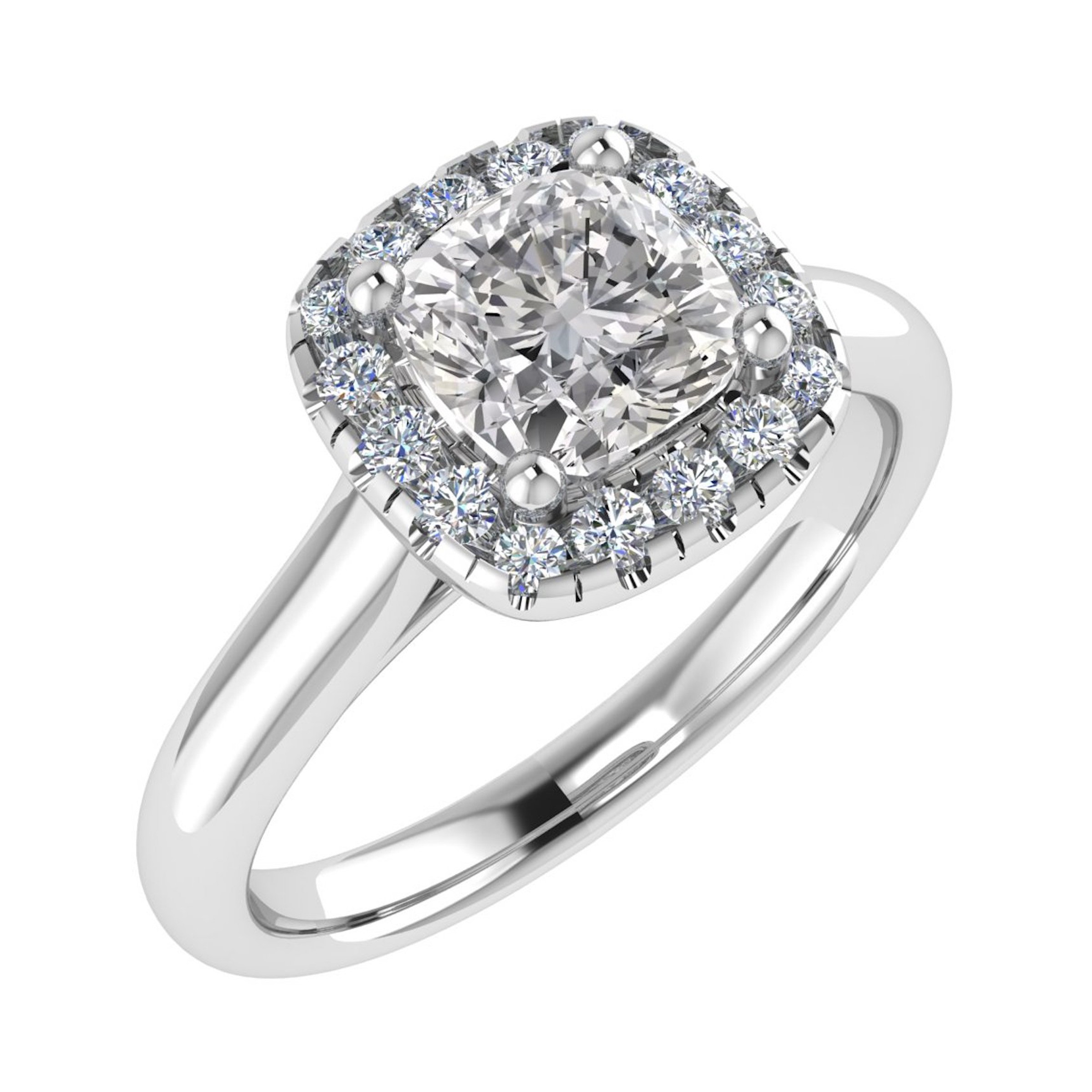 4 Prong 0.20 - 3.00 Carat Natural  Diamond Ring