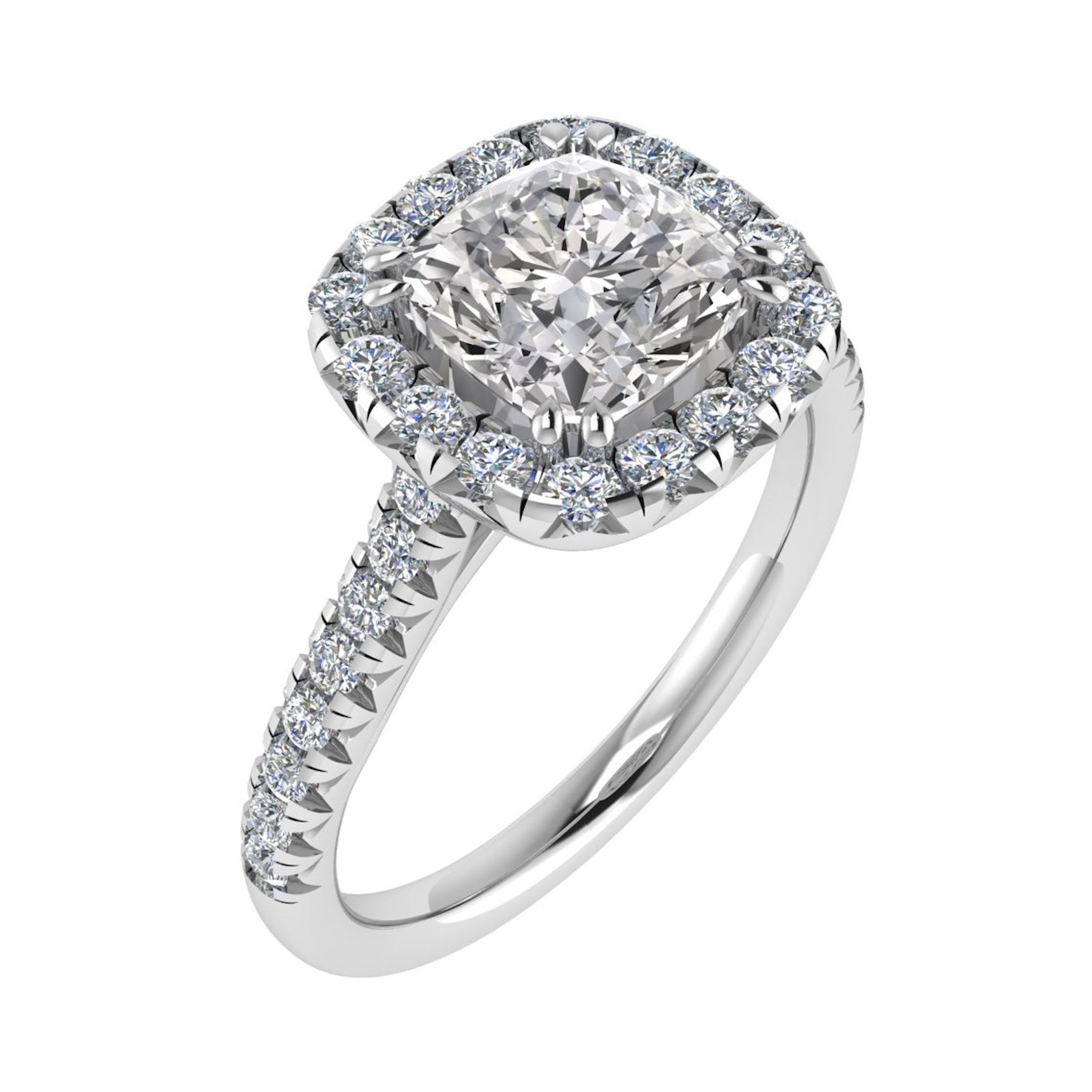 Prong Natural  Diamond Ring