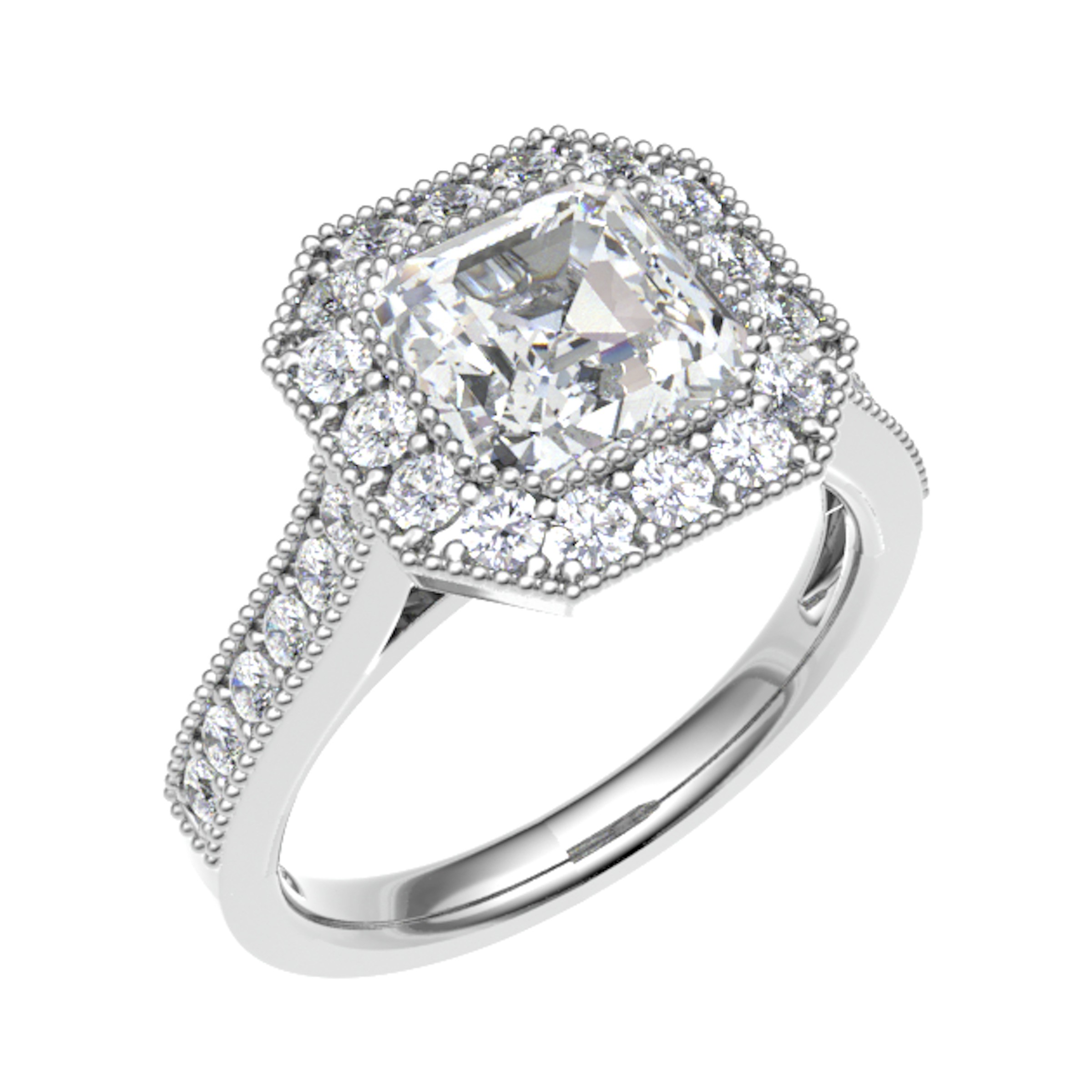 Emmalynn Natural 4 Prong  Diamond Ring