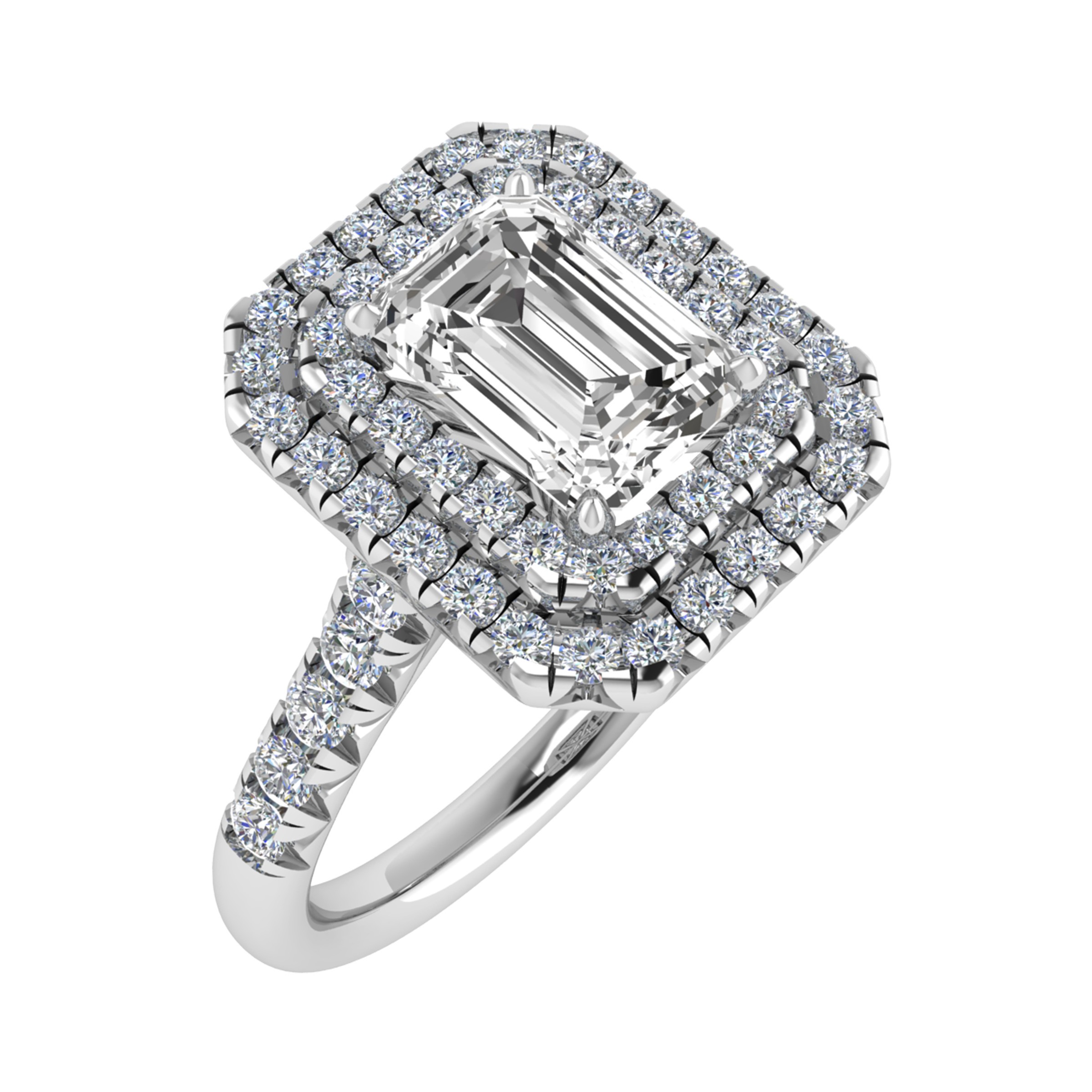 4 Prong Lab-Created  Diamond Ring