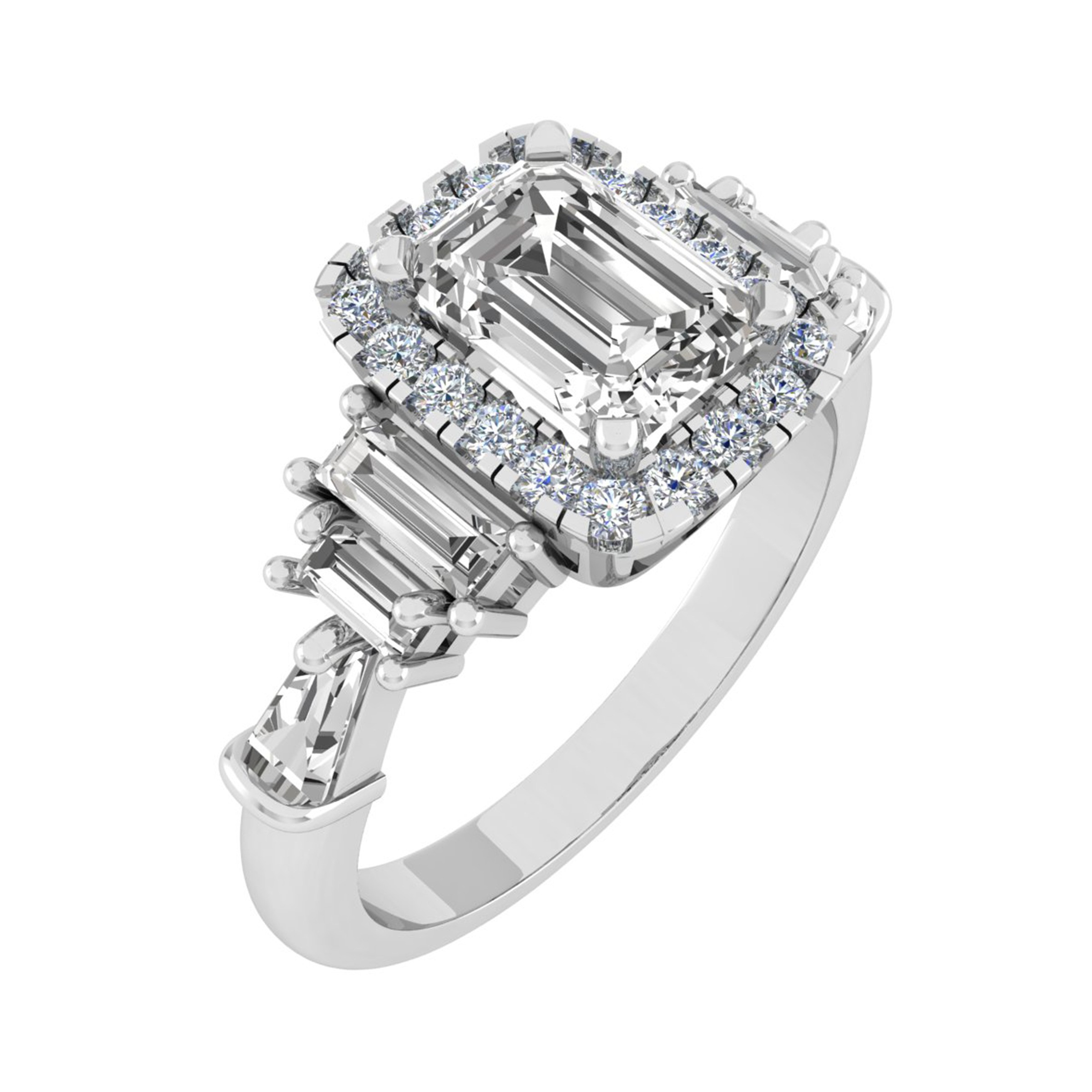 Emmeline Lab-Created Diamond 4 Prong  Engagement Ring