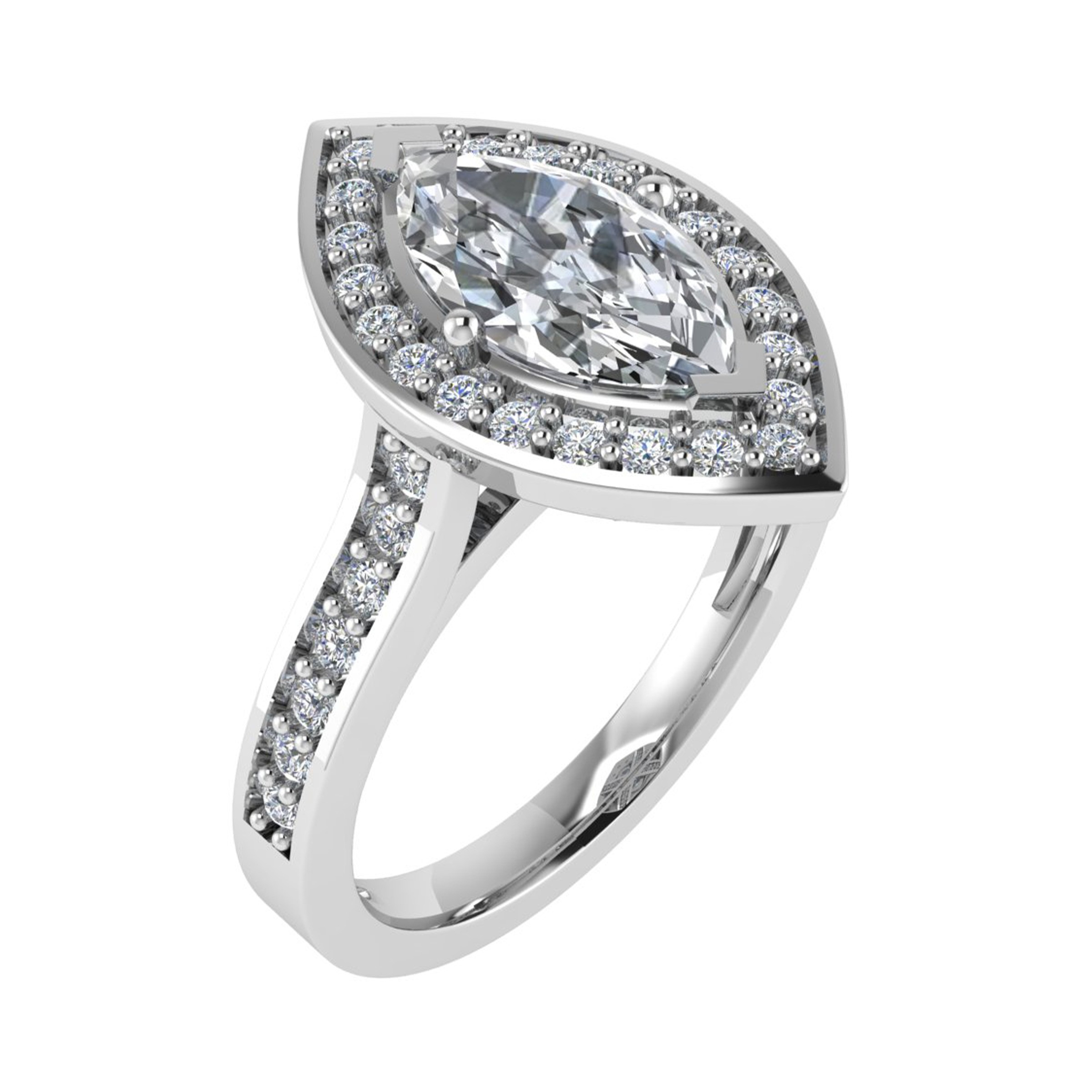 4 Prong Natural  Diamond Ring