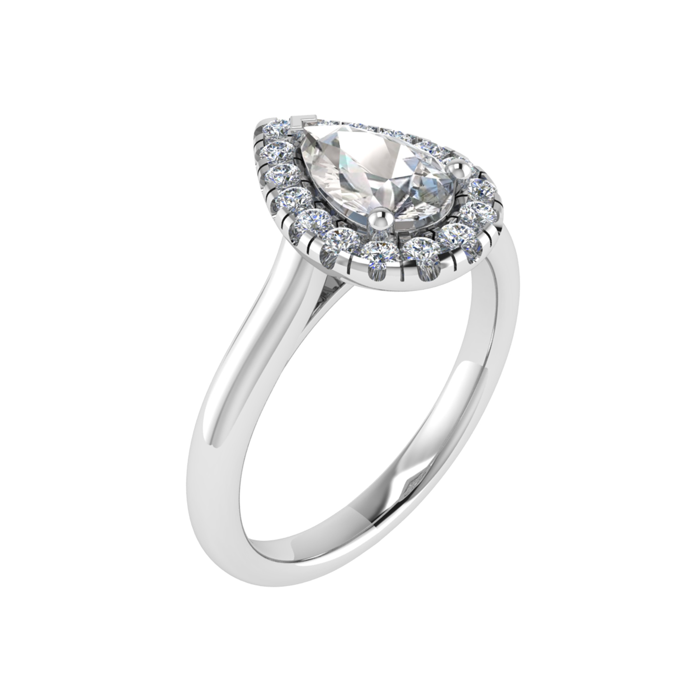 3 Prong Natural  Diamond Ring