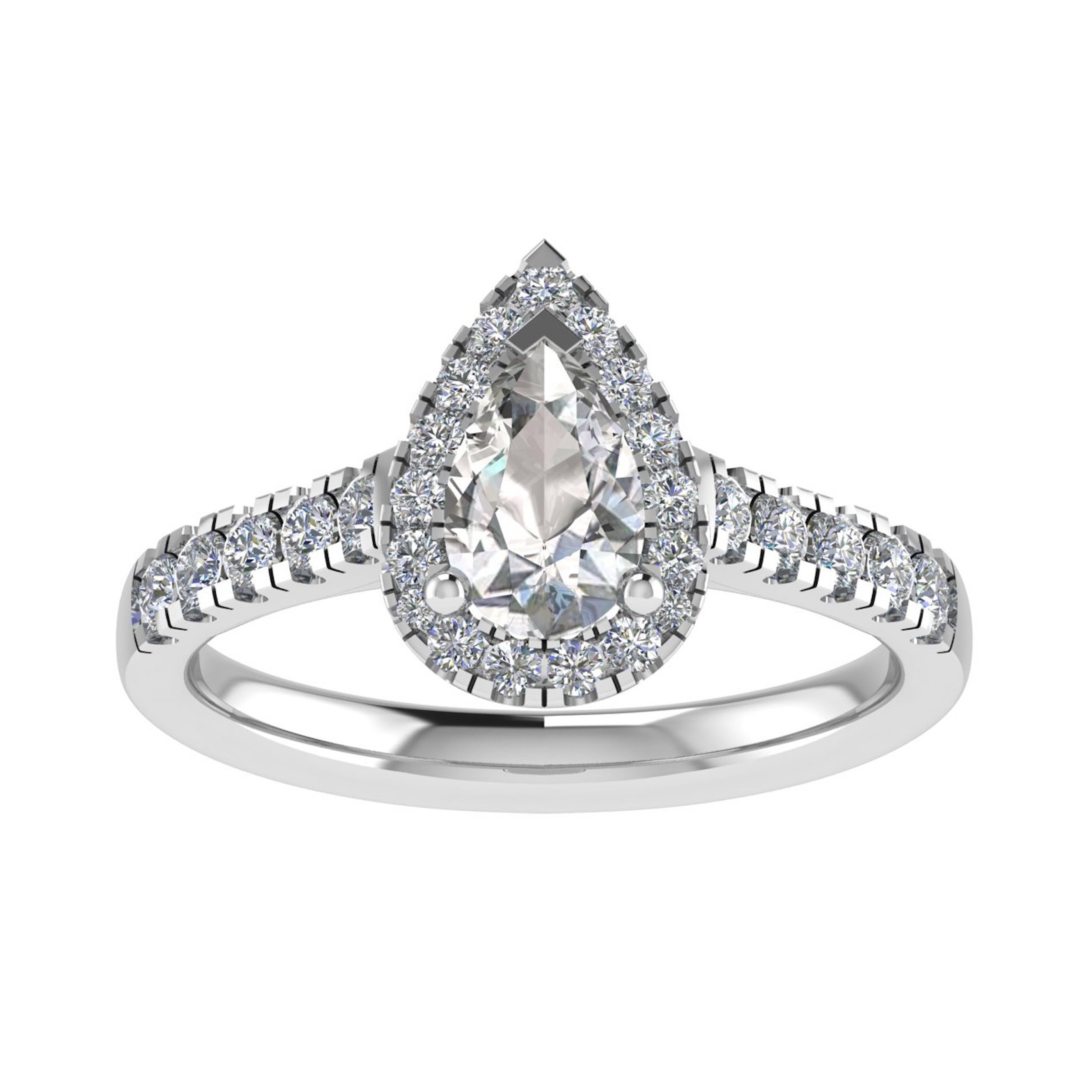 3 Prong Natural  Diamond Ring