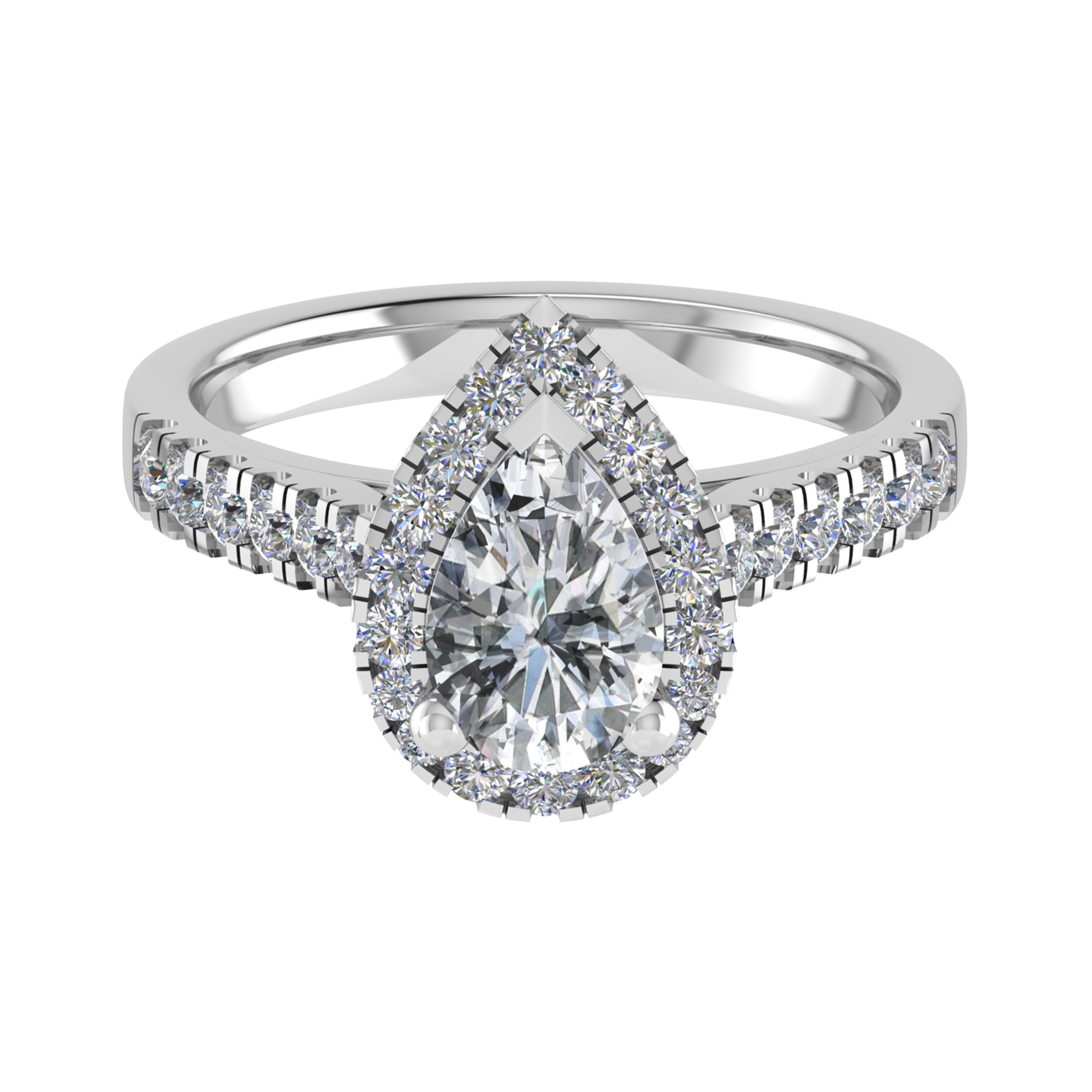3 Prong Natural  Diamond Ring