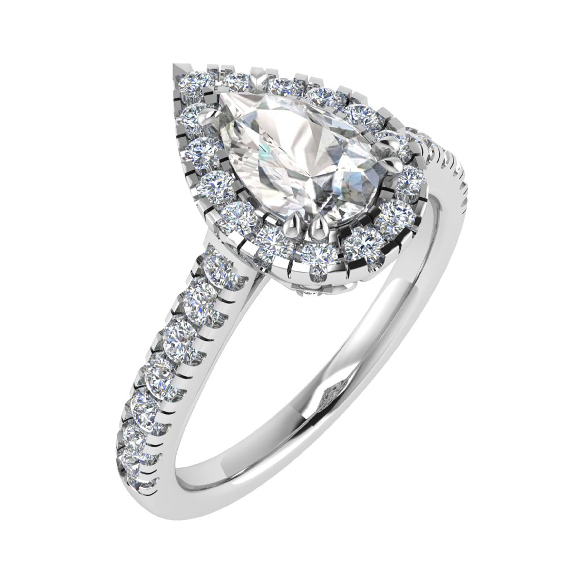 3 Prong Natural  Diamond Ring