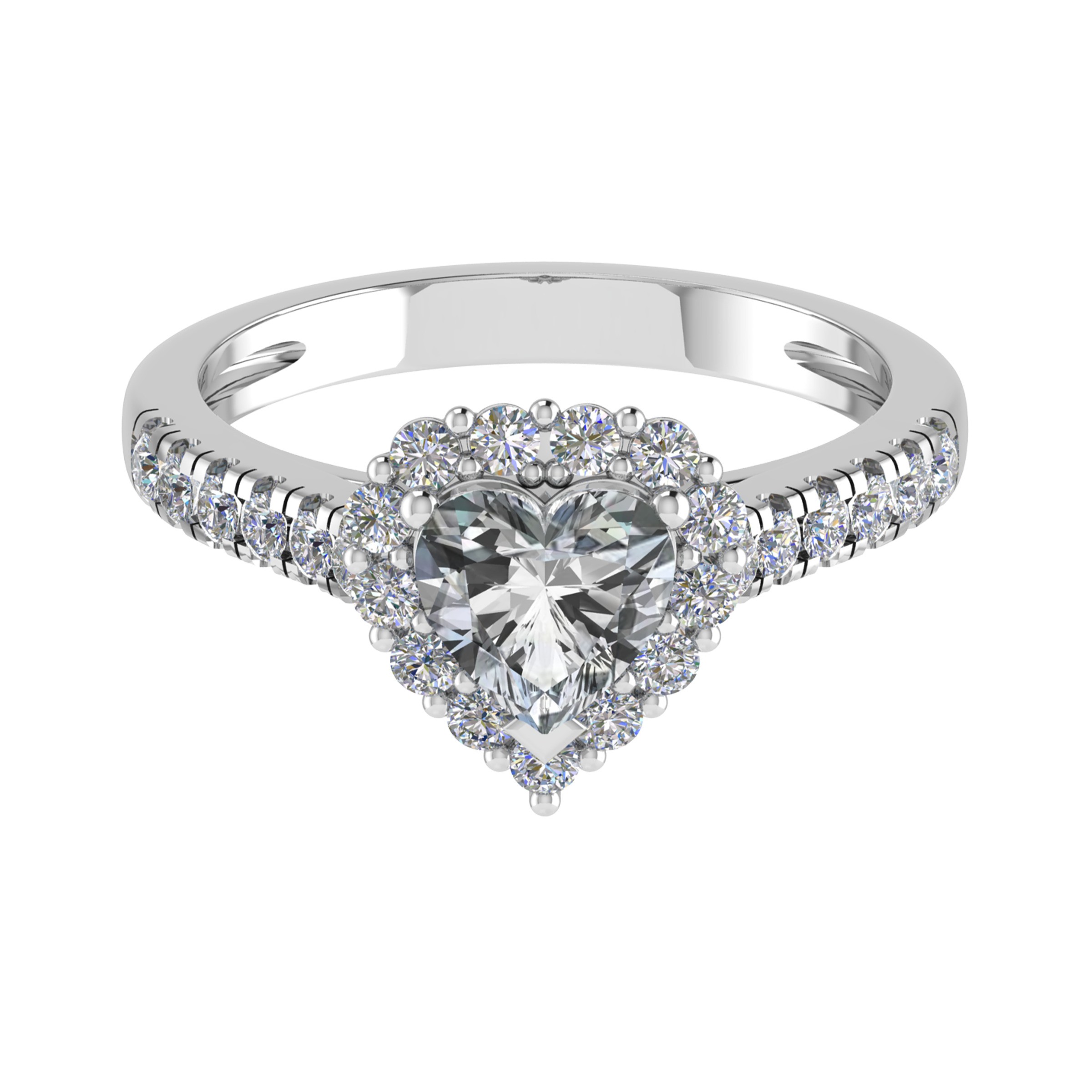 3 Prong Natural  Diamond Ring