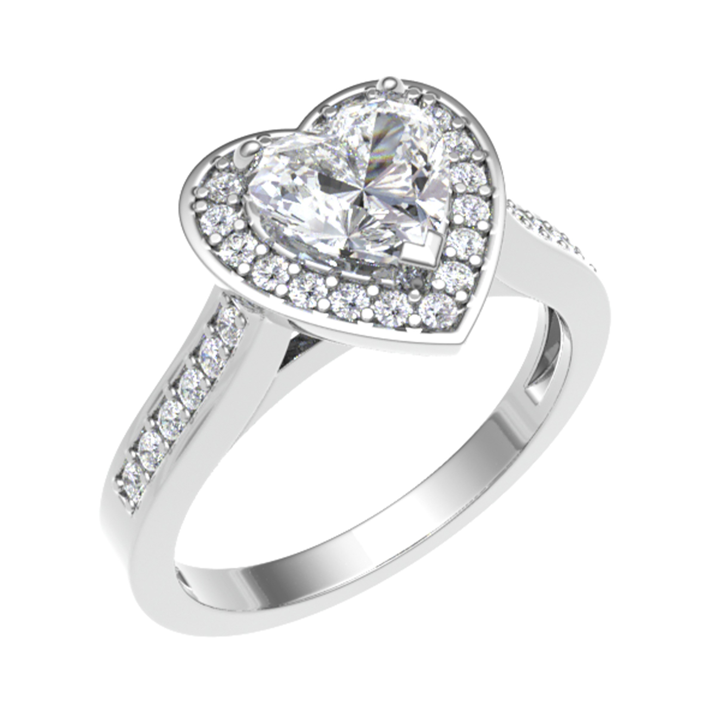 3 Prong Natural  Diamond Ring