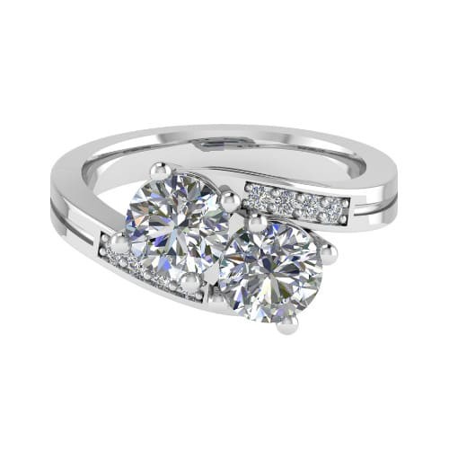 4 Prong 0.60 - 2.00 Carat Natural Diamond  Engagement Ring