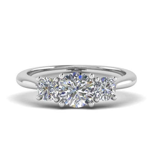 4 Prong Natural  Diamond Ring