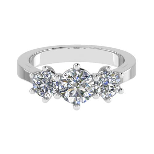 6 Prong 0.50 - 1.50 Carat Natural  Diamond Ring